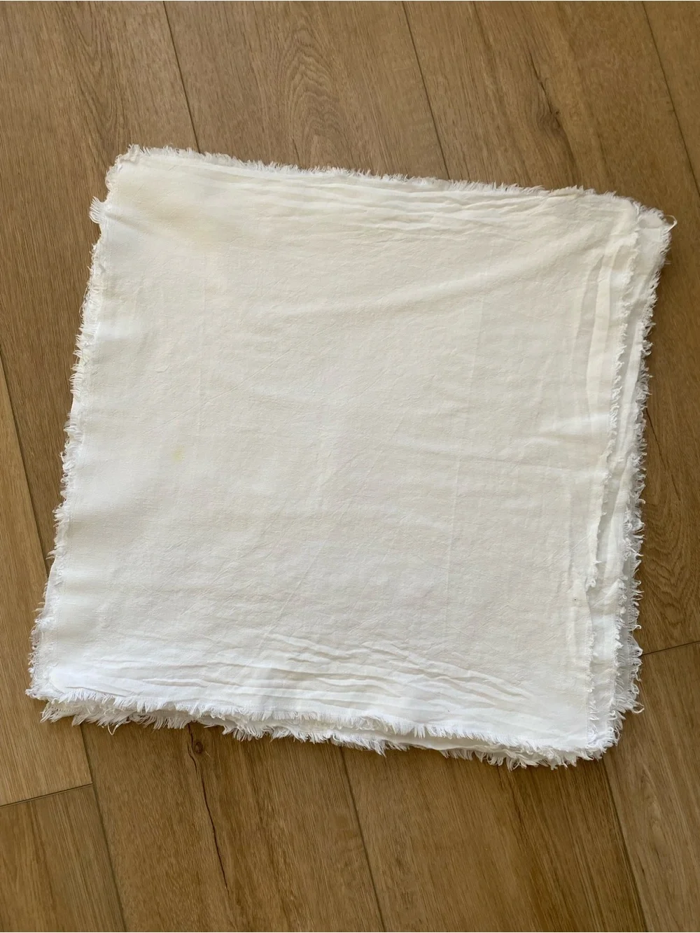 Magnolia Hearth & Hand White Linen/Cotton Napkins -Set of 8